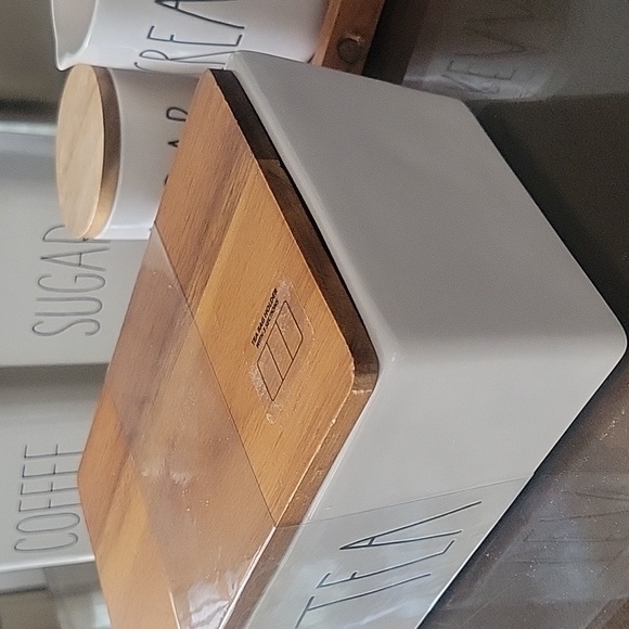 5 item Rae Dunn Coffee Tea Sugar Cream Bundle / Set - Picture 6 of 7